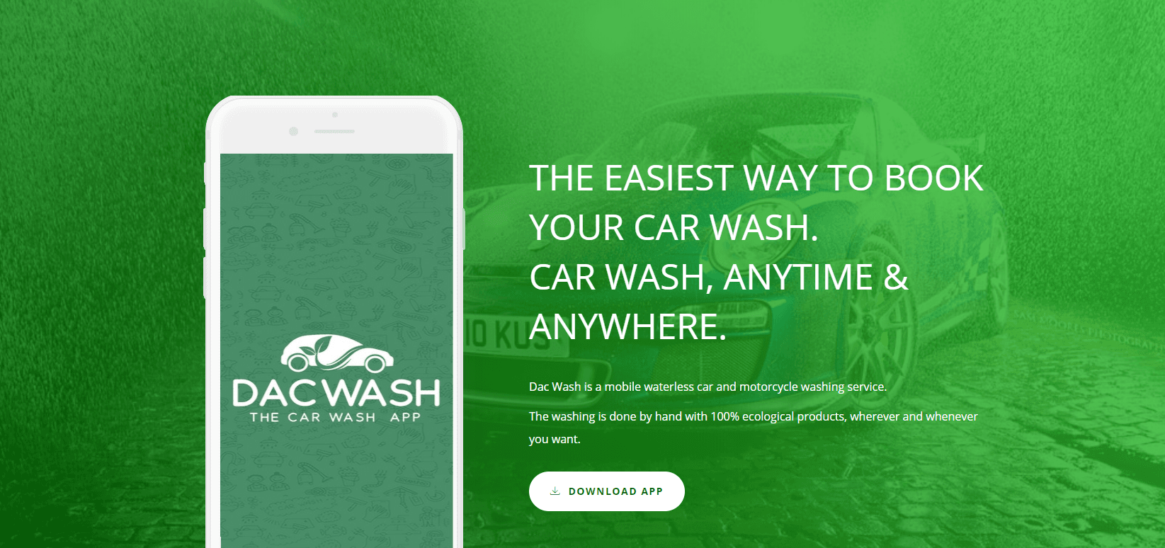 DacWash car washing service video preview